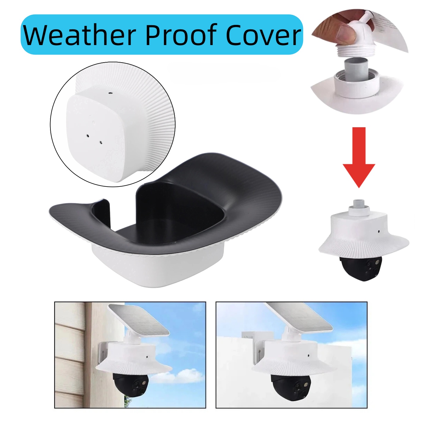 Eufy Camera S340 - ABS wetterfeste Abdeckung für Eufy S340,
