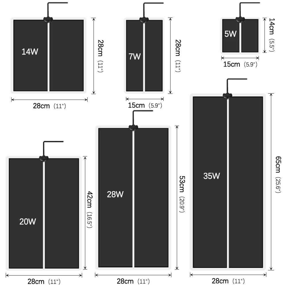 35W-5W Samen Sämlinge Pflanze  – Heat Mat Seedling Bewertung und Preis
