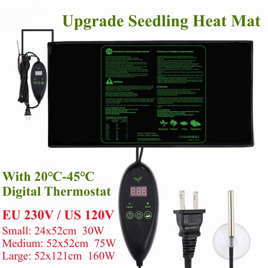 3 Größen Upgrade Sämling Wärme – Heat Mat Seedling Bewertung und Preis